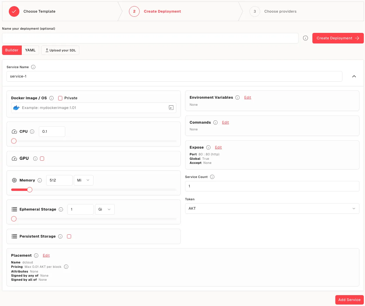 Custom container workflow