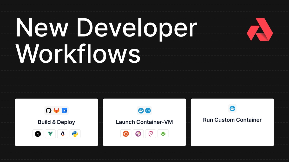 banner image for the post Introducing: Developer Specific Workflows in Akash Console